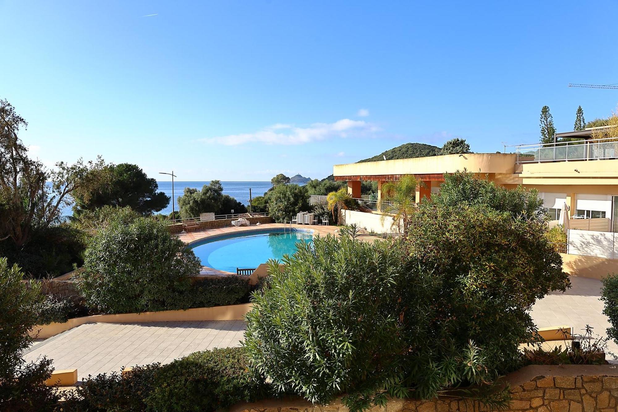 Superbe T2 Vue Mer - Piscine & Plage A 100M أجاكسيو المظهر الخارجي الصورة
