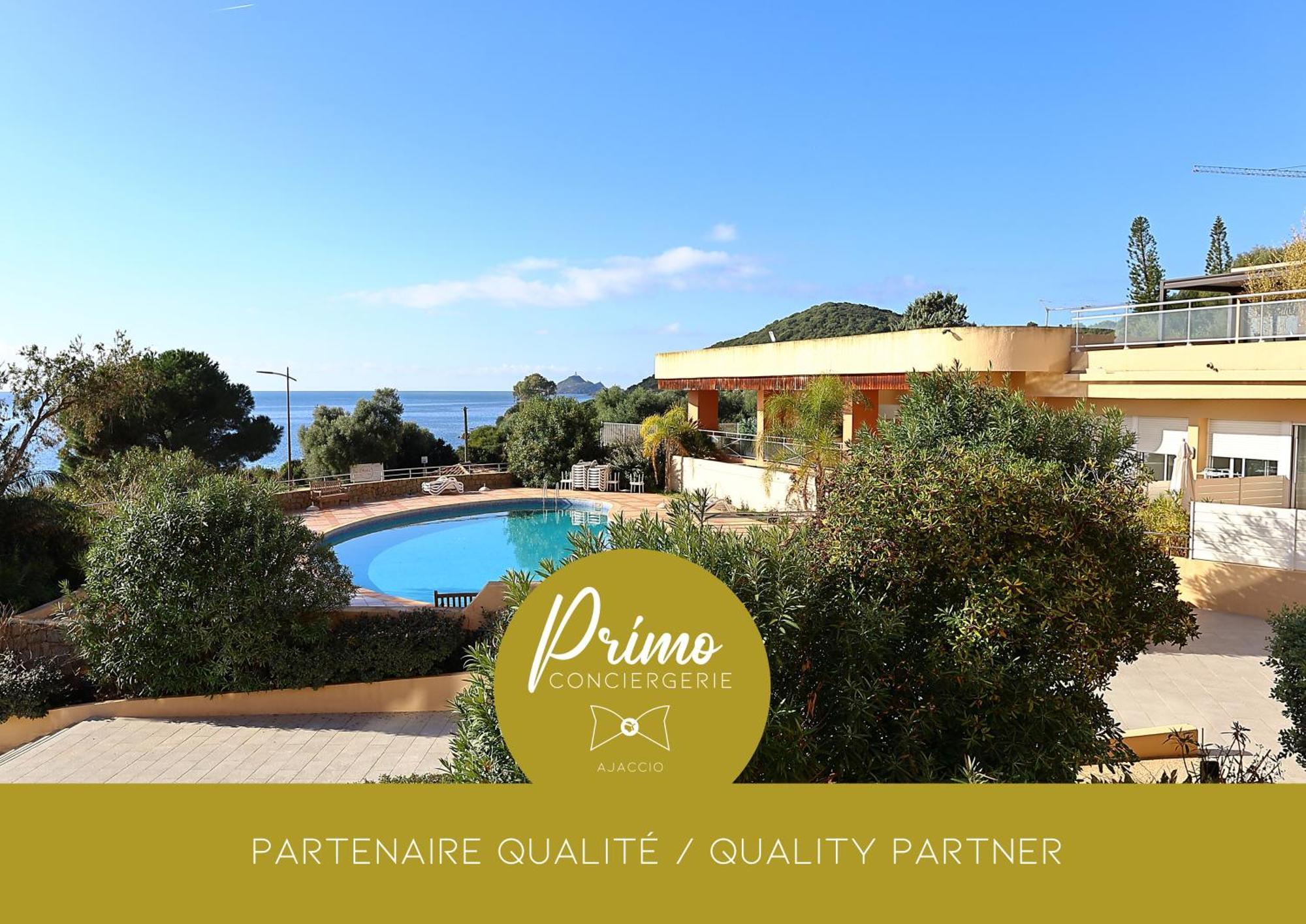 Superbe T2 Vue Mer - Piscine & Plage A 100M أجاكسيو المظهر الخارجي الصورة